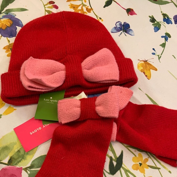 NWT Kate Spade Hat and Gloves - Picture 3 of 5